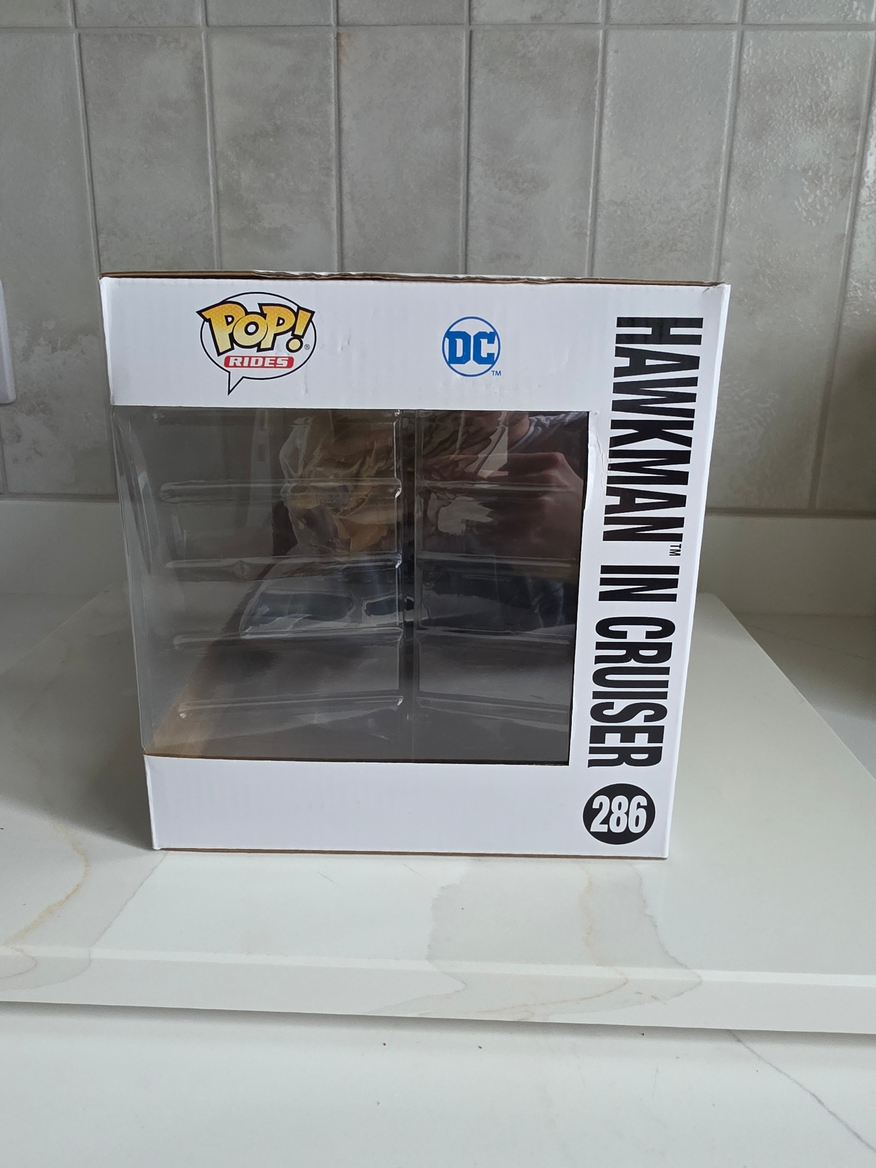 Funko Pop! Rides Black Adam Hawkman in Cruiser 286 (pre-owned) - Frog Vault Collectables