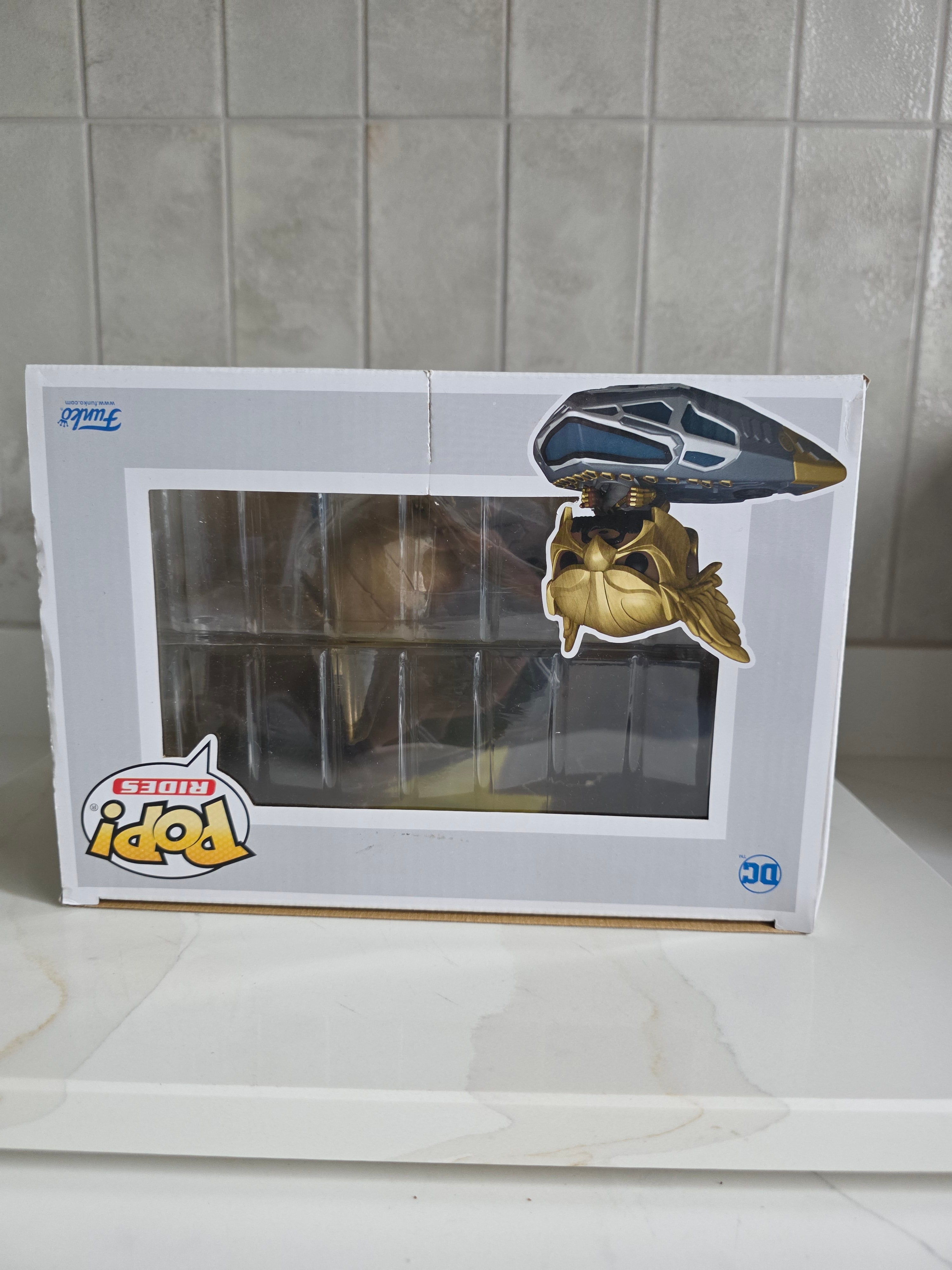 Funko Pop! Rides Black Adam Hawkman in Cruiser 286 (pre-owned) - Frog Vault Collectables