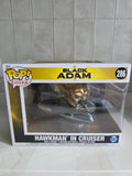 Funko Pop! Rides Black Adam Hawkman in Cruiser 286 (pre-owned) - Frog Vault Collectables