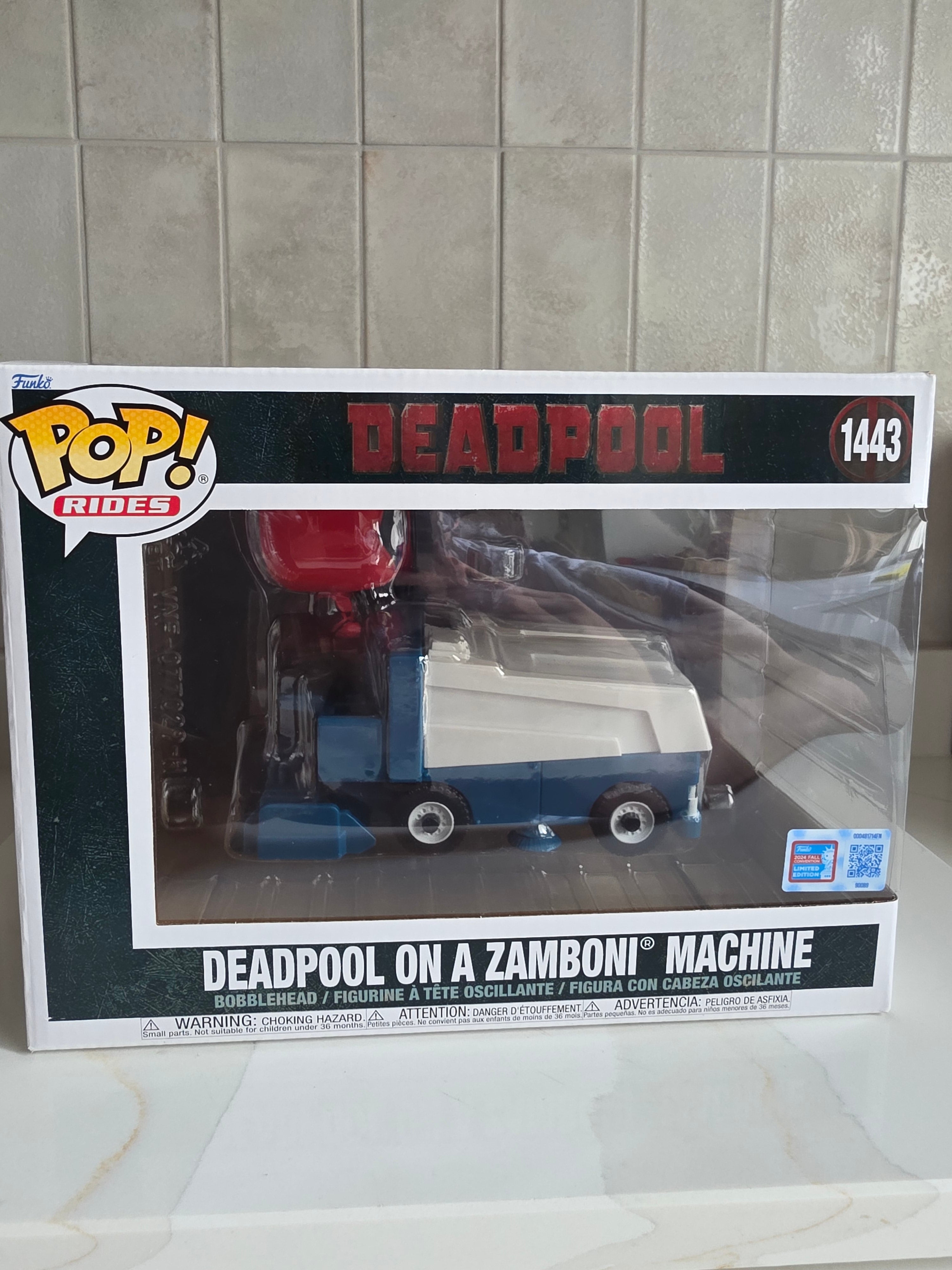 Funko Pop! Rides Deadpool on a Zamboni Machine 1443 (pre-owned) - Frog Vault Collectables