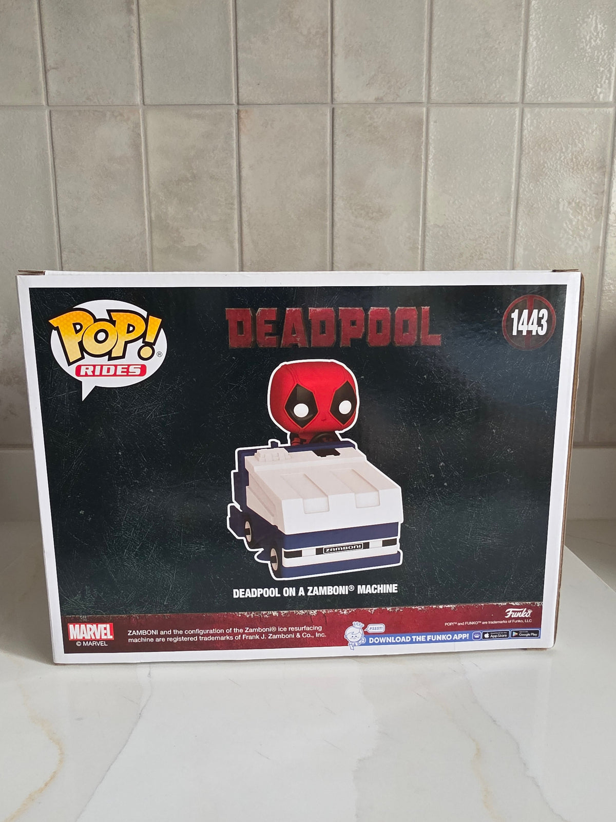 Funko Pop! Rides Deadpool on a Zamboni Machine 1443 (pre-owned) - Frog Vault Collectables