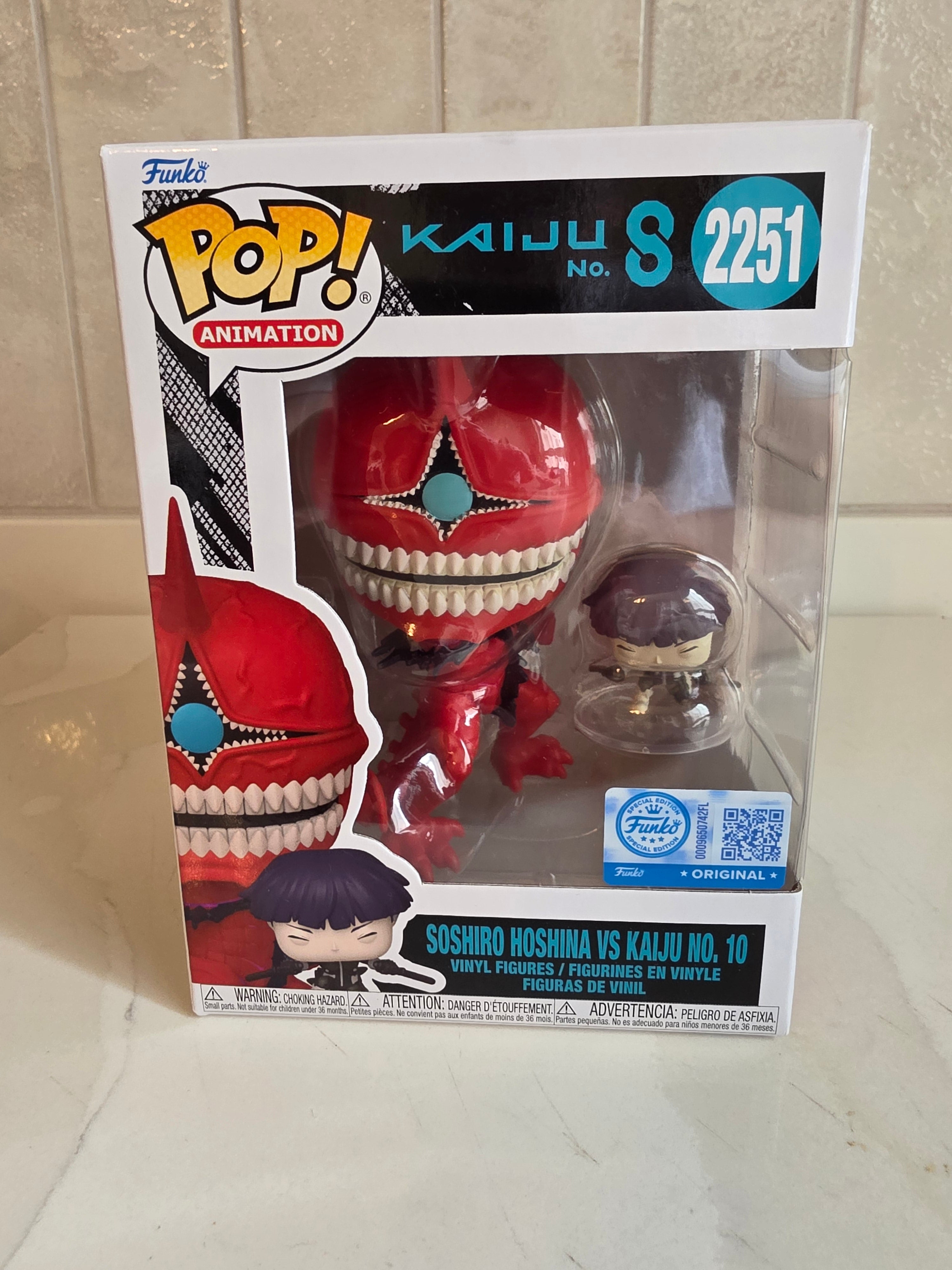 Funko Pop! Soshiro Hoshina Vs Kaiju No. 10 2251 (pre-owned) - Frog Vault Collectables