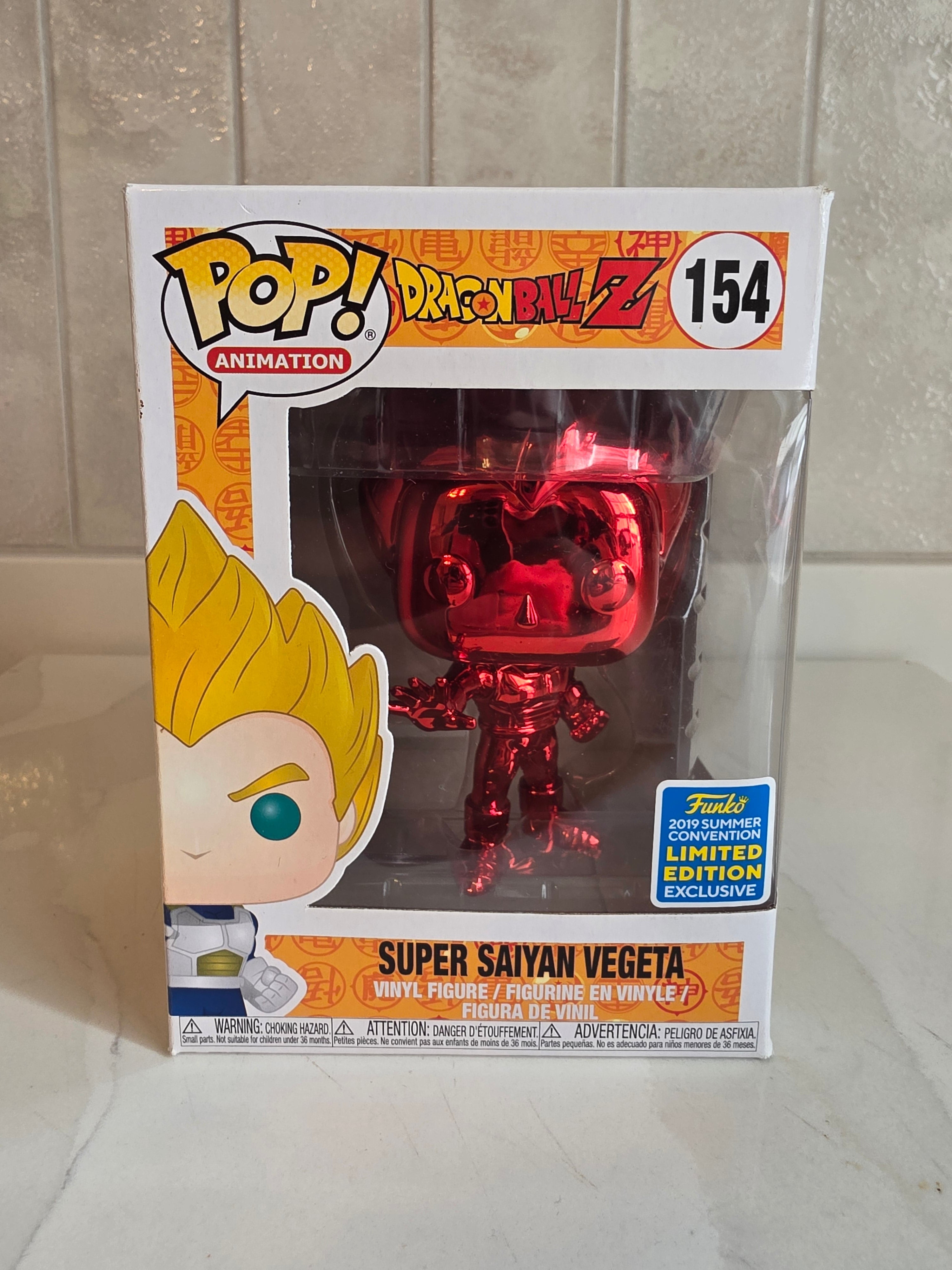 Funko Pop! Super Saiyan Vegeta 154 (pre-owned) - Frog Vault Collectables