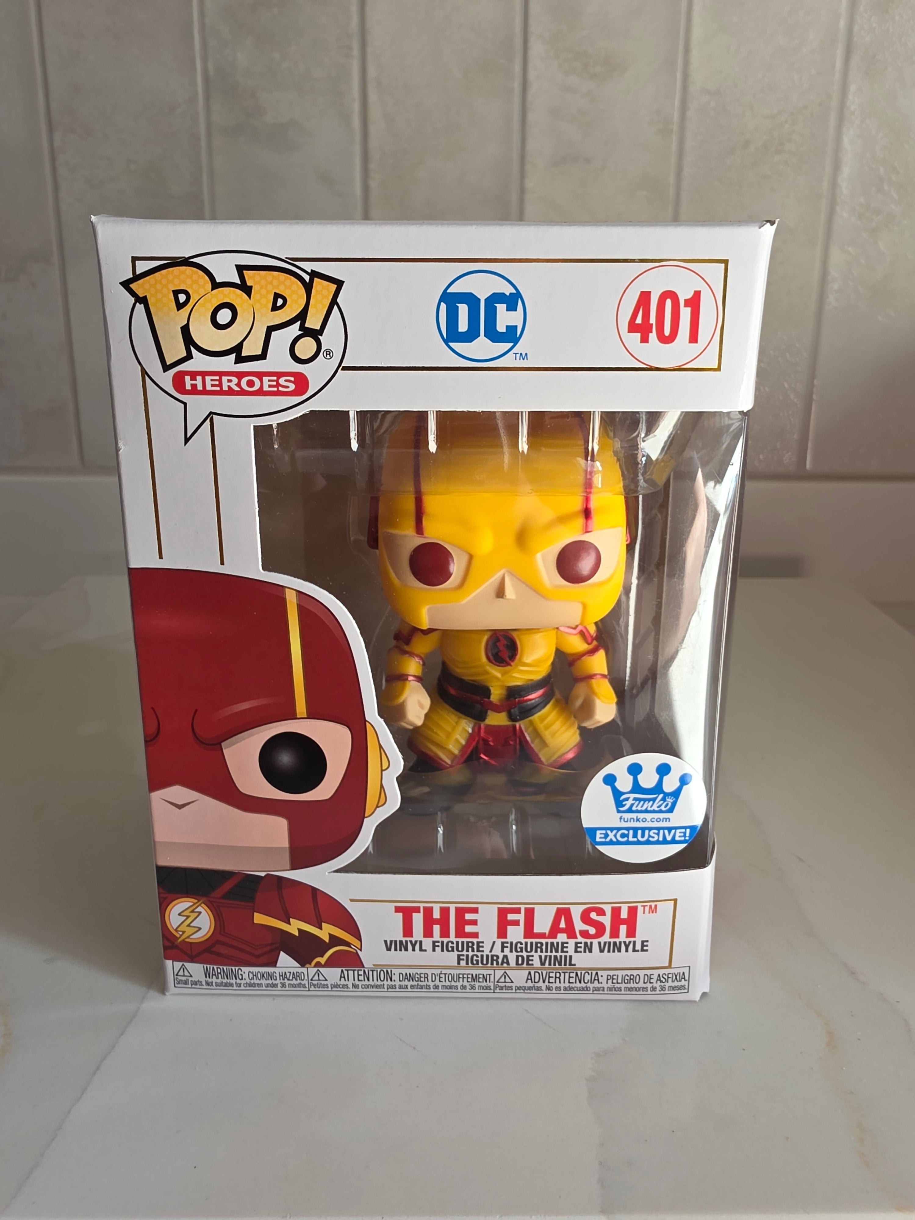Funko Pop! The Flash (reverse flash imperial palace) 401 (pre-owned) - Frog Vault Collectables