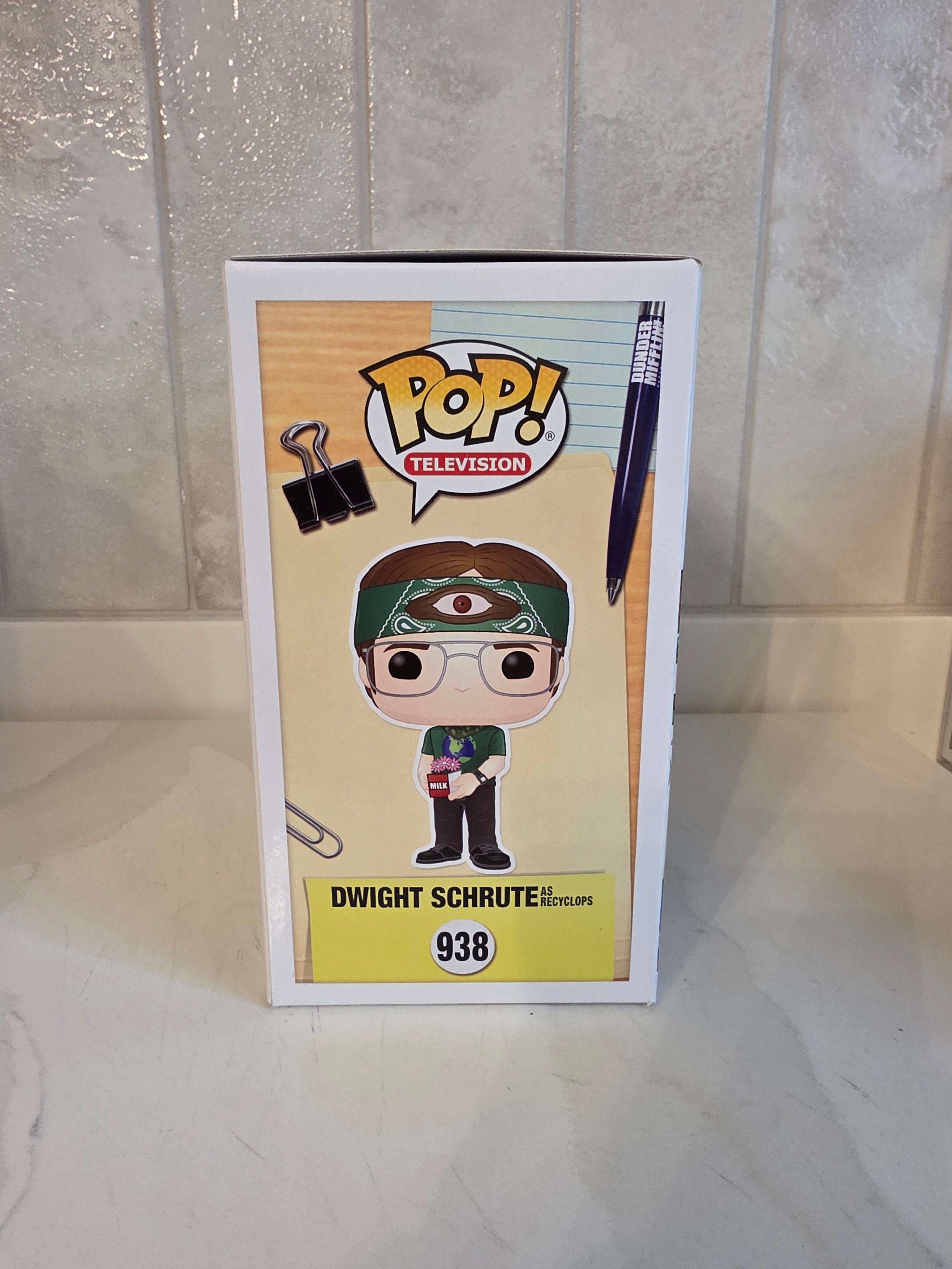Funko Pop! The office Dwight Schrute as Recyclops 938 (pre-owned) - Frog Vault Collectables