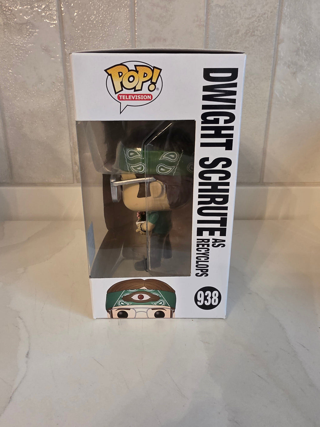 Funko Pop! The office Dwight Schrute as Recyclops 938 (pre-owned) - Frog Vault Collectables