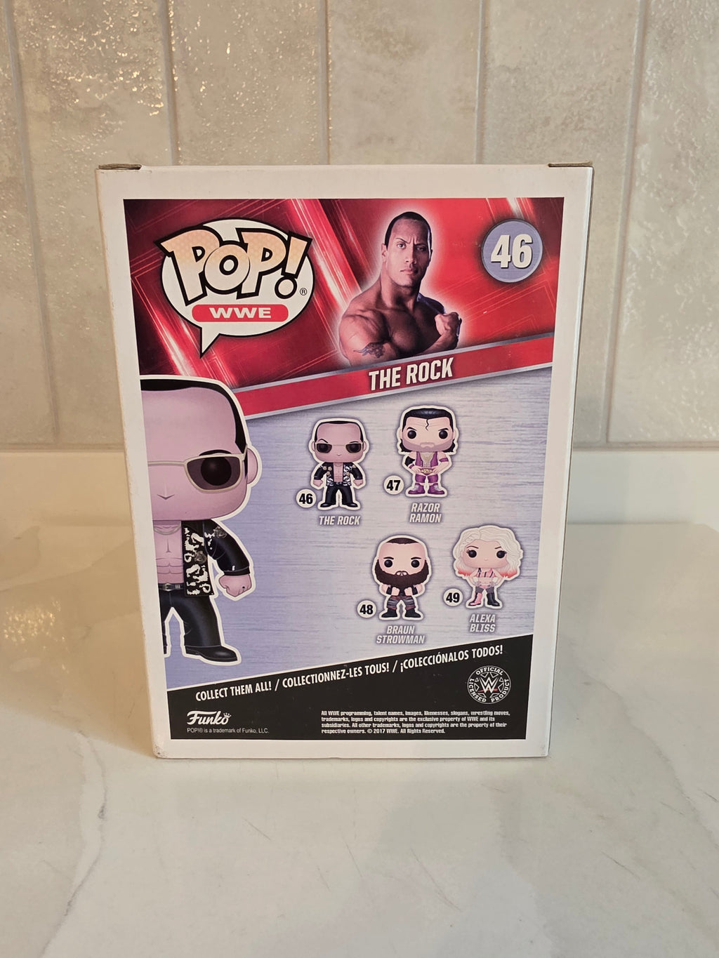 Funko Pop! WWE The Rock 46 (pre-owned) - Frog Vault Collectables