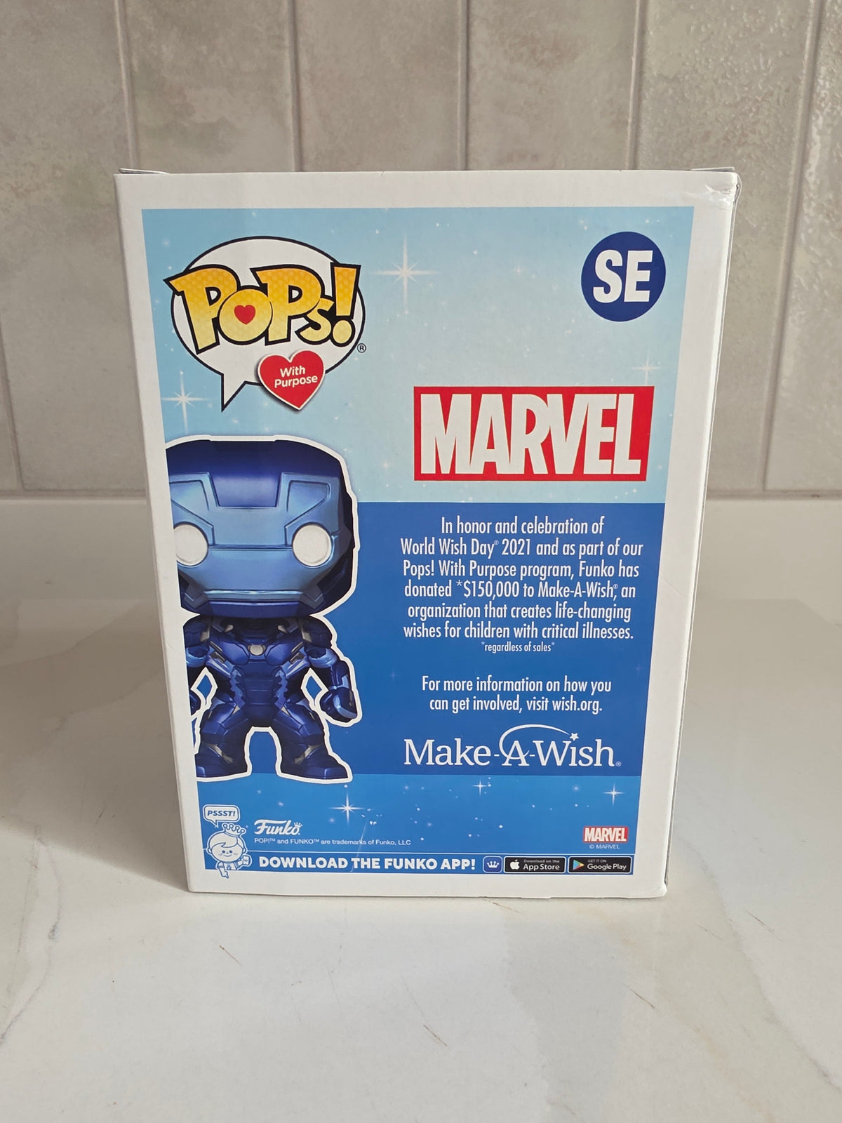Funko Pops! With a purpose Marvel Iron Man SE (pre-owned) - Frog Vault Collectables