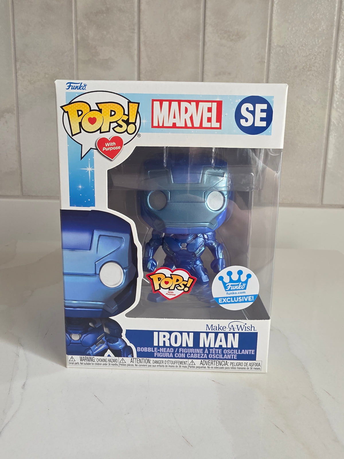 Funko Pops! With a purpose Marvel Iron Man SE (pre-owned) - Frog Vault Collectables
