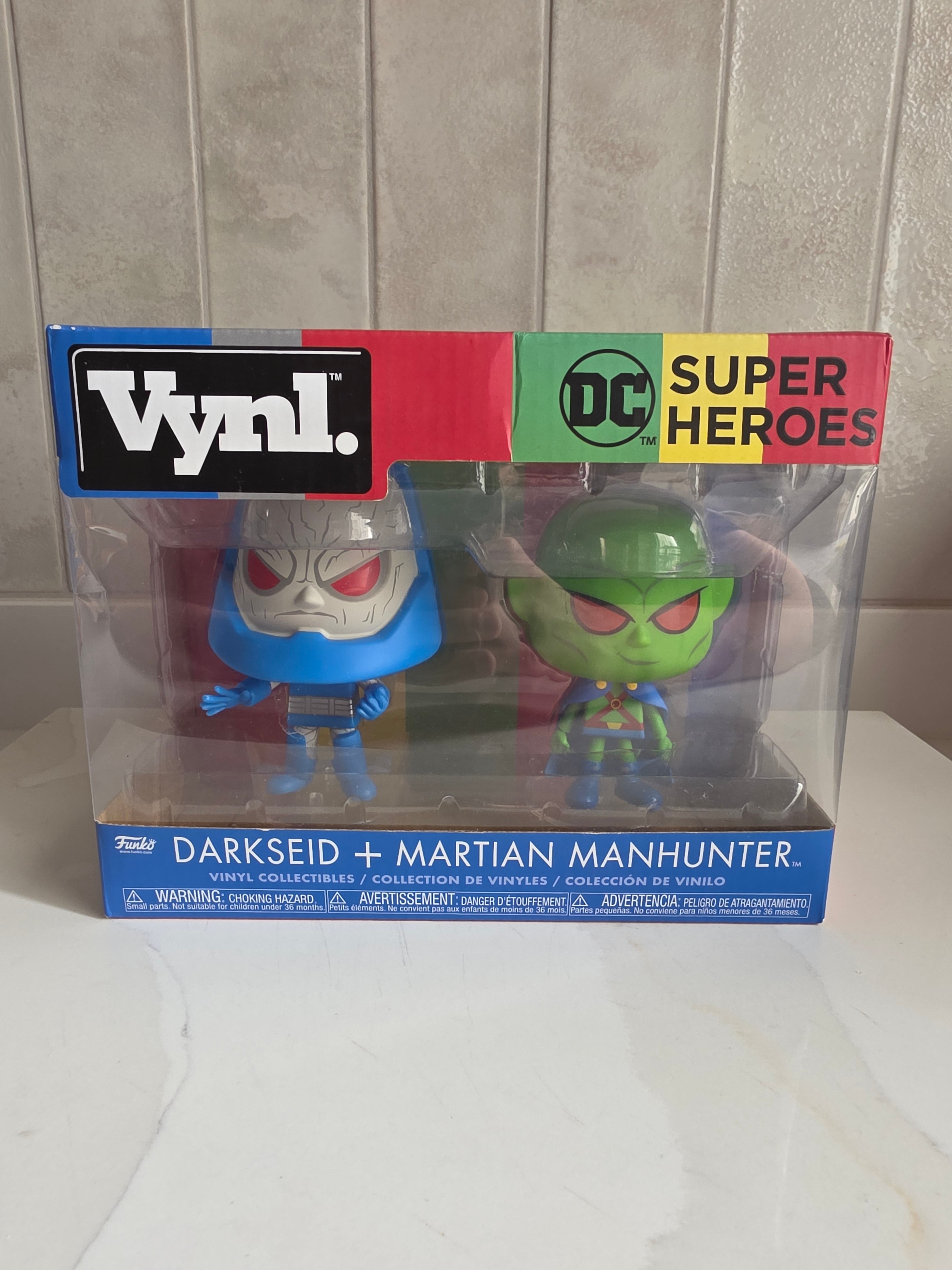 Funko Vynl 2-pack Darkseid + Martian Manhunter (pre-owned) - Frog Vault Collectables