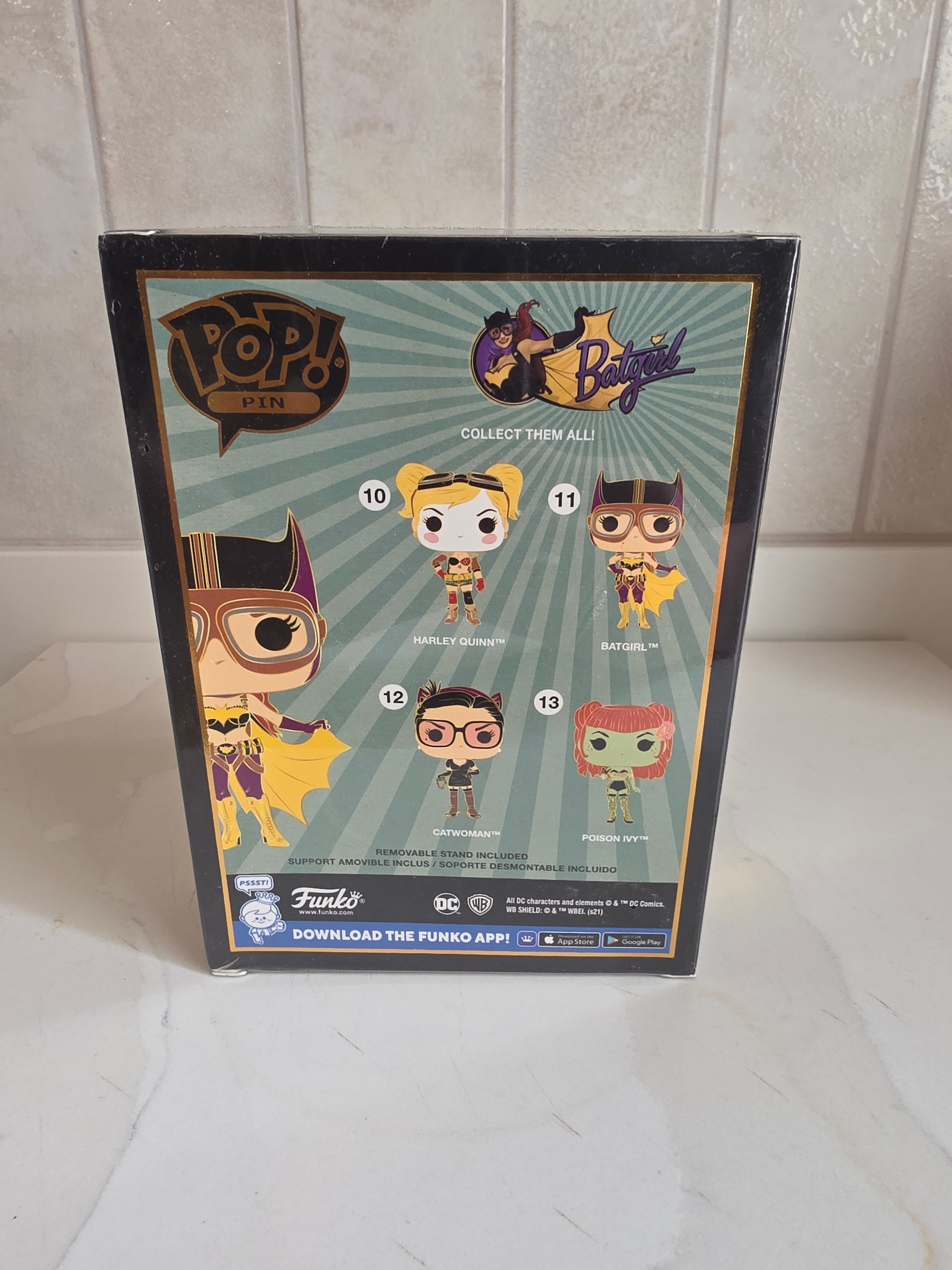 Pop Pin Batgirl 11 (new and sealed) - Frog Vault Collectables