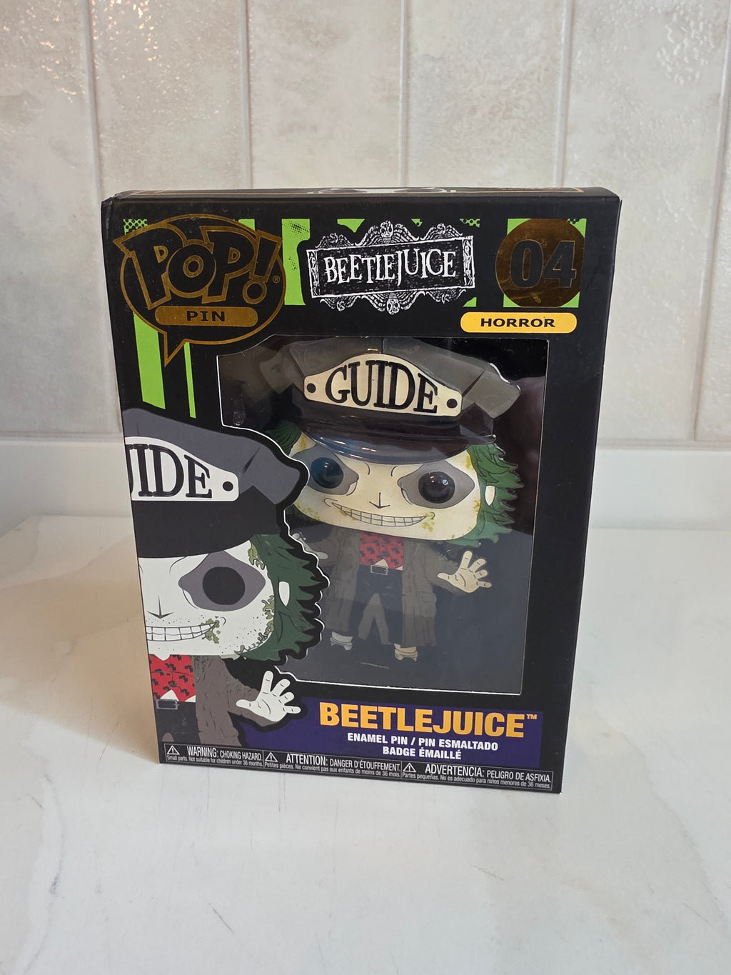 Pop Pin Beetlejuice 04 (pre-owned) - Frog Vault Collectables