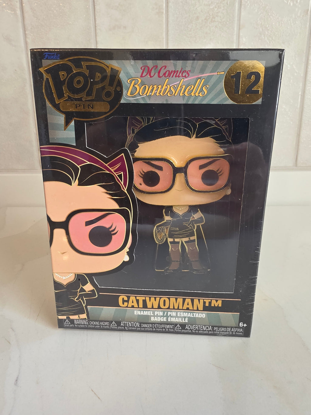Pop Pin Catwoman 12 (new and sealed) - Frog Vault Collectables
