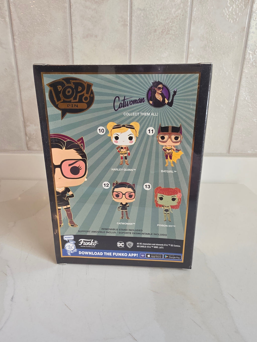 Pop Pin Catwoman 12 (new and sealed) - Frog Vault Collectables