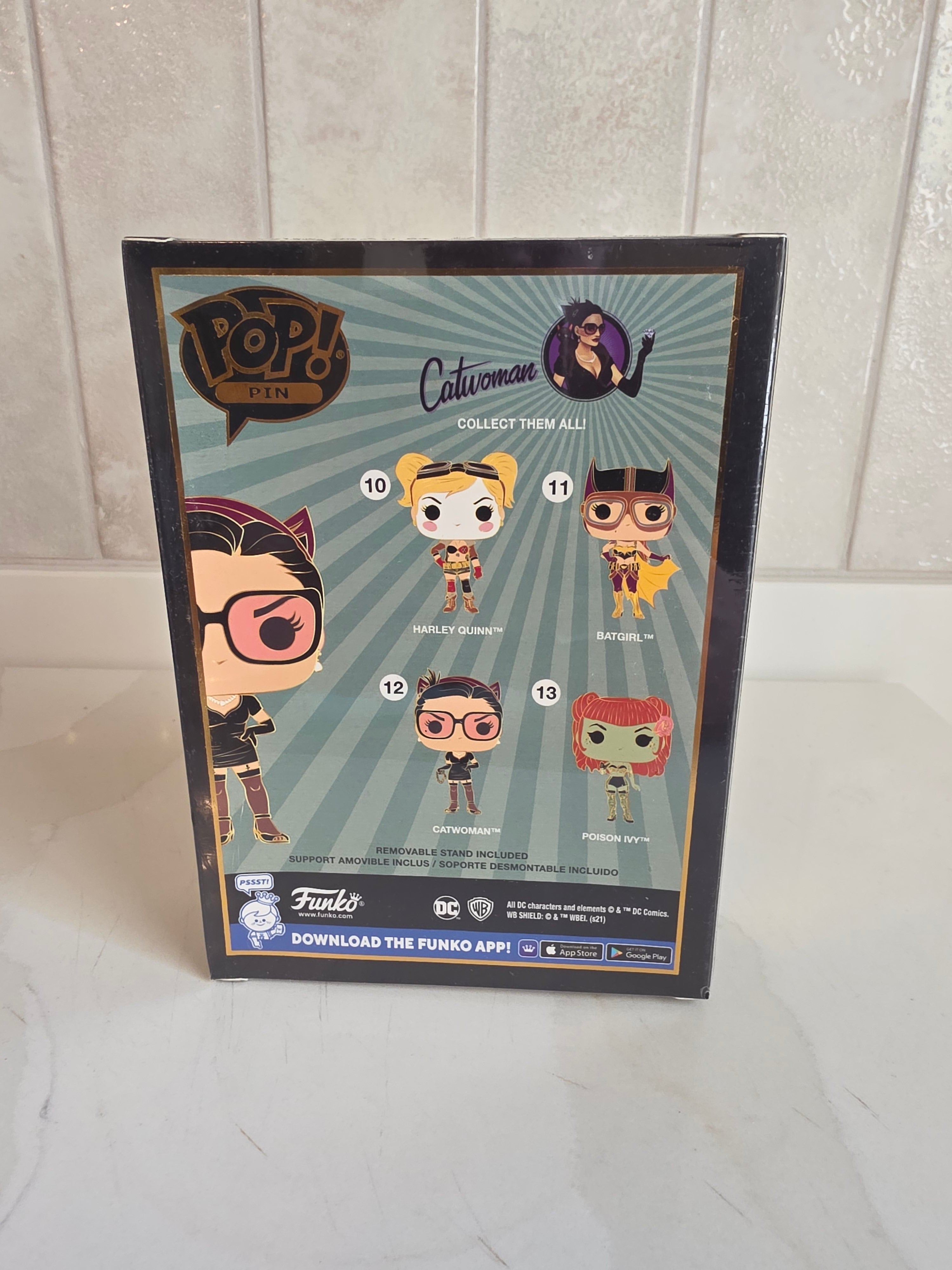 Pop Pin Catwoman 12 (new and sealed) - Frog Vault Collectables