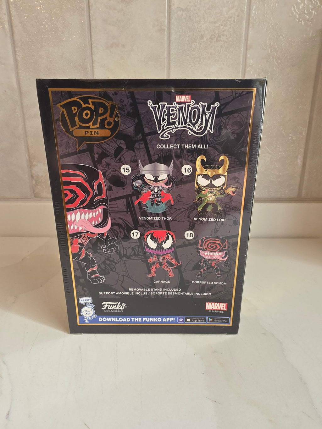 Pop Pin Corrupted Venom 18 chase (new and sealed) - Frog Vault Collectables