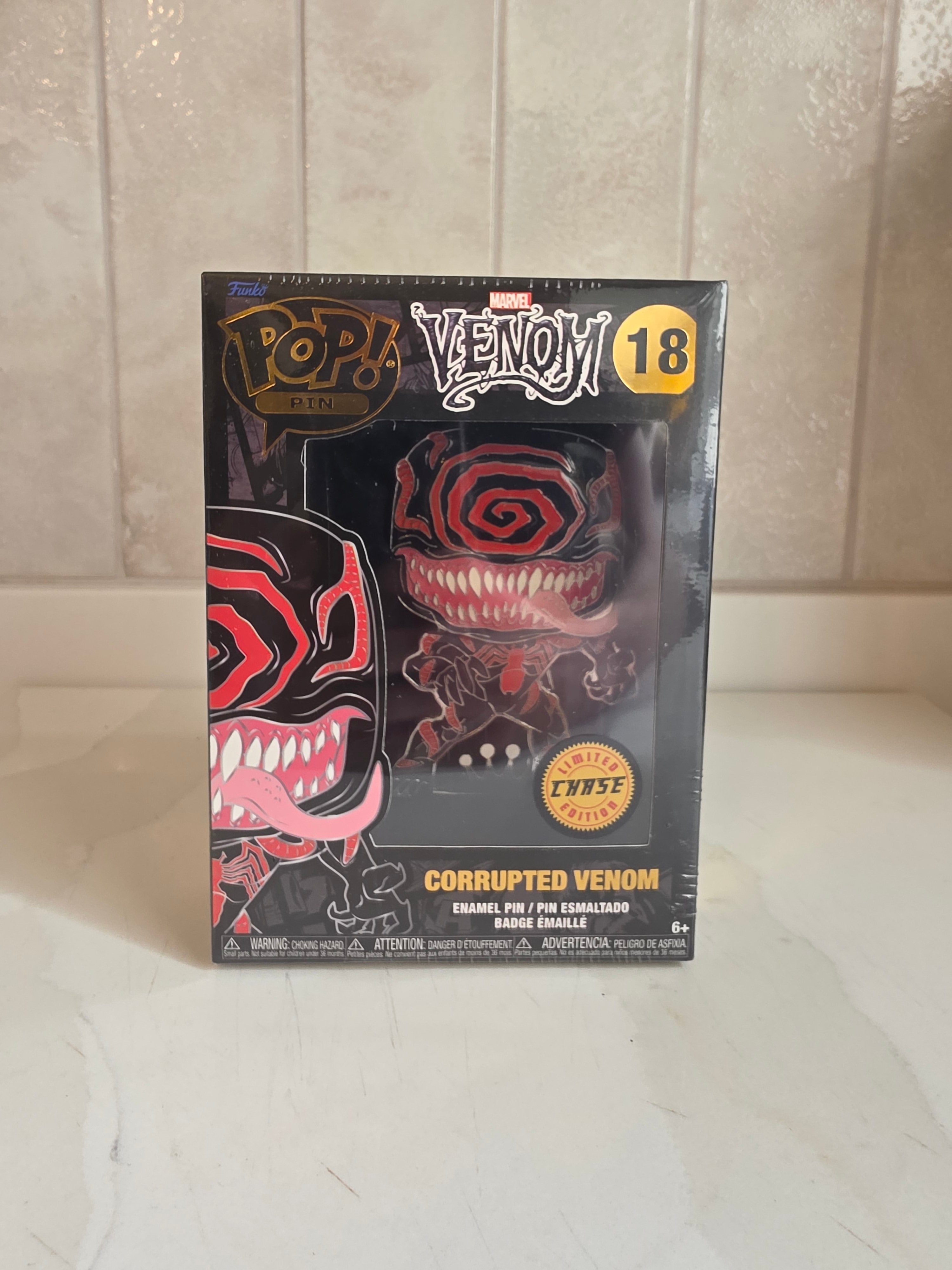 Pop Pin Corrupted Venom 18 chase (new and sealed) - Frog Vault Collectables