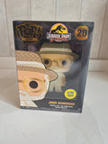 Pop Pin Jurassic Park John Hammond 20 (new and sealed) - Frog Vault Collectables