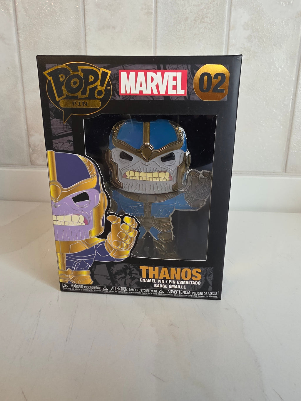 Pop Pin Marvel Thanos 02 (pre-owned) - Frog Vault Collectables