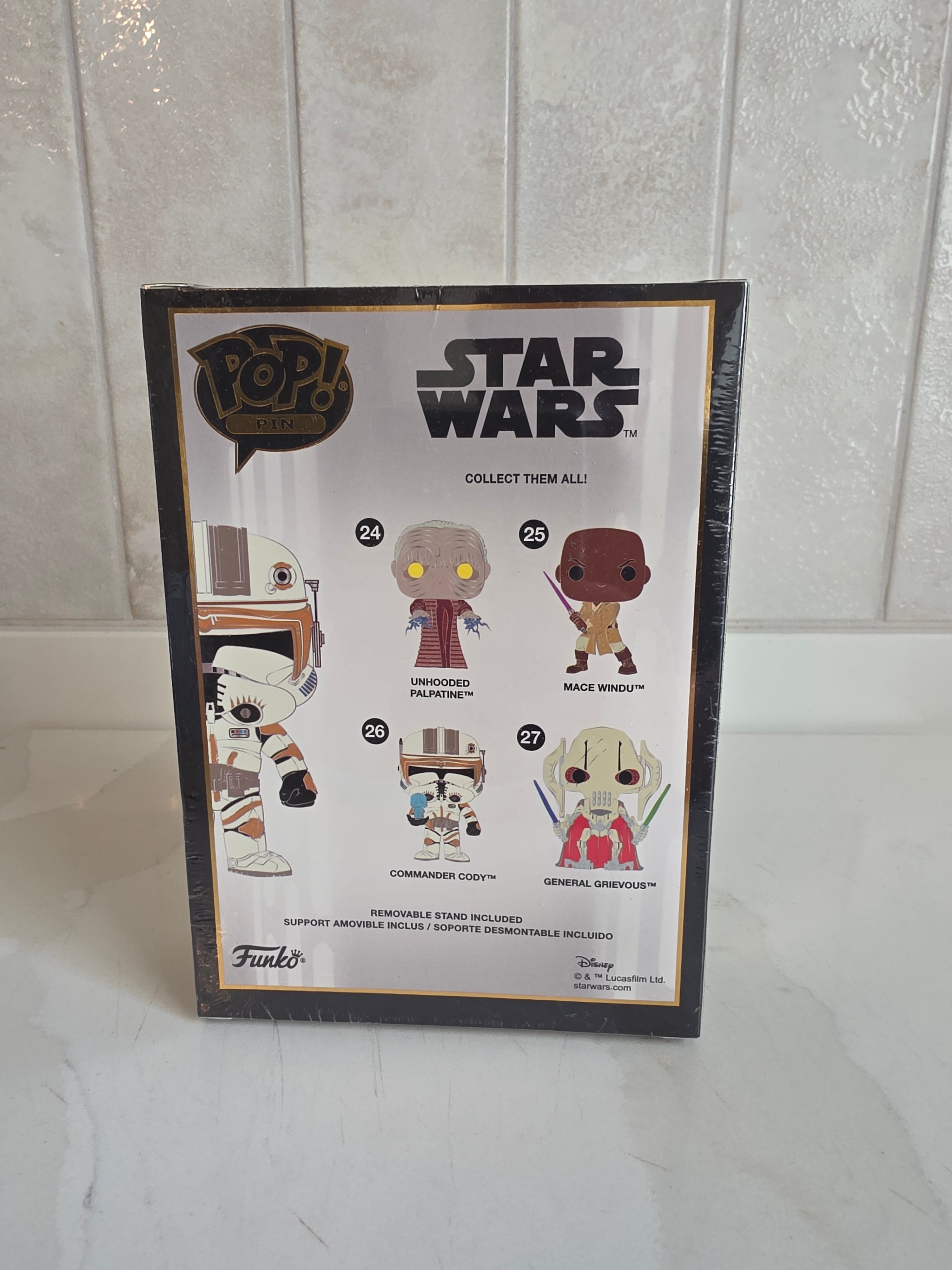 Pop Pin Star Wars Commander Cody 26 (new and sealed) - Frog Vault Collectables