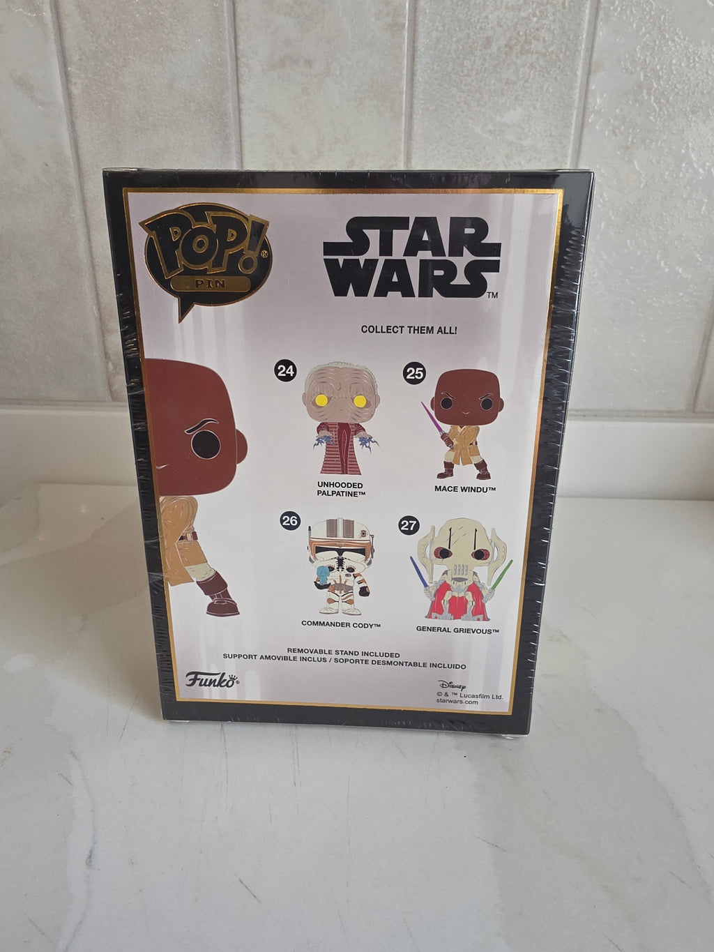 Pop Pin Star Wars Mace Windu 25 (new and sealed) - Frog Vault Collectables