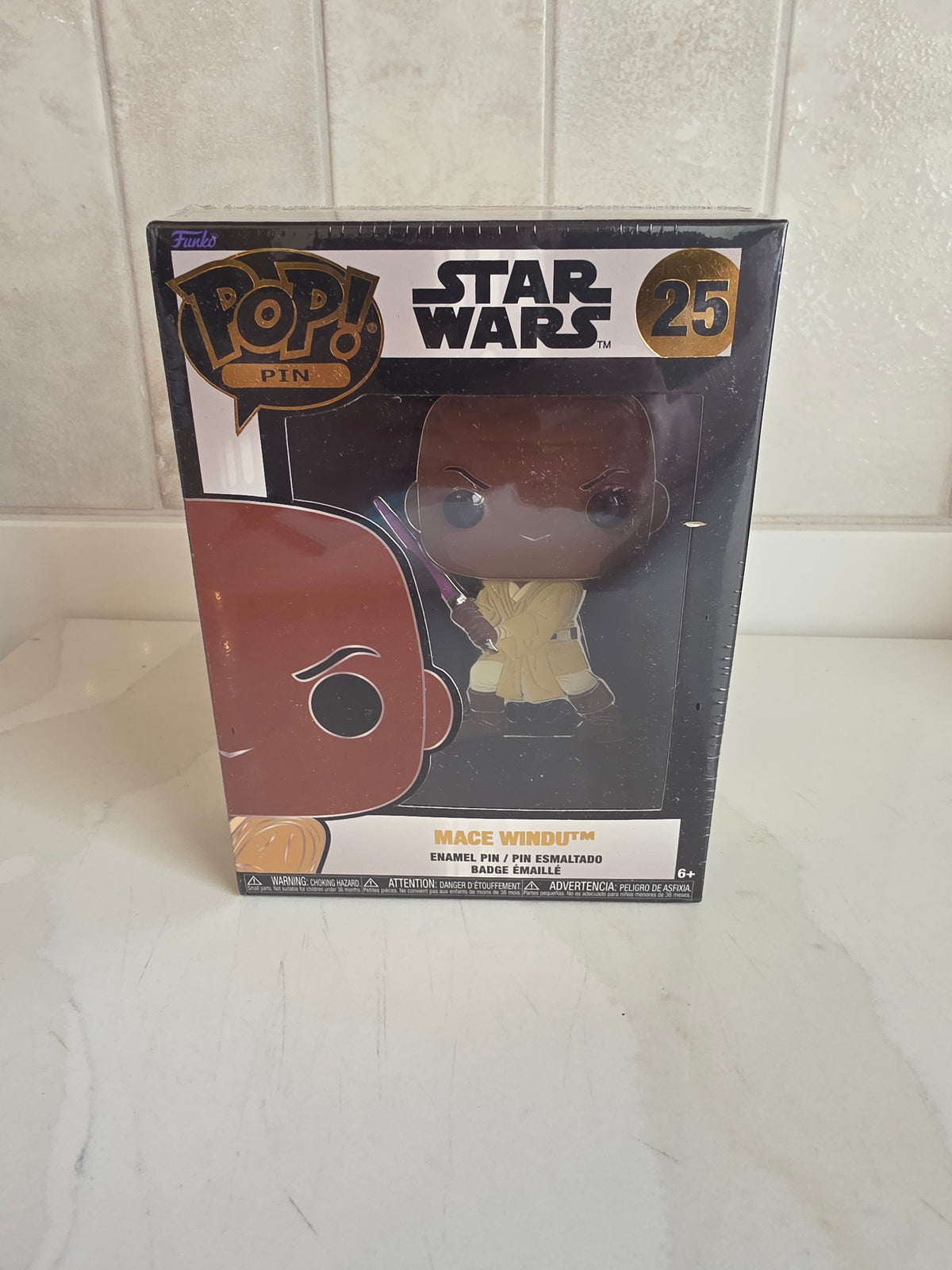 Pop Pin Star Wars Mace Windu 25 (new and sealed) - Frog Vault Collectables