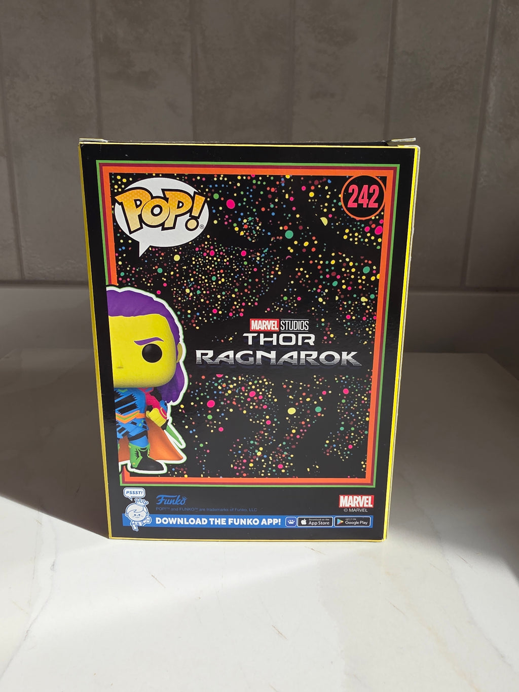 Funko Pop! Thor Ragnarok Loki 242 blacklight (pre-owned)