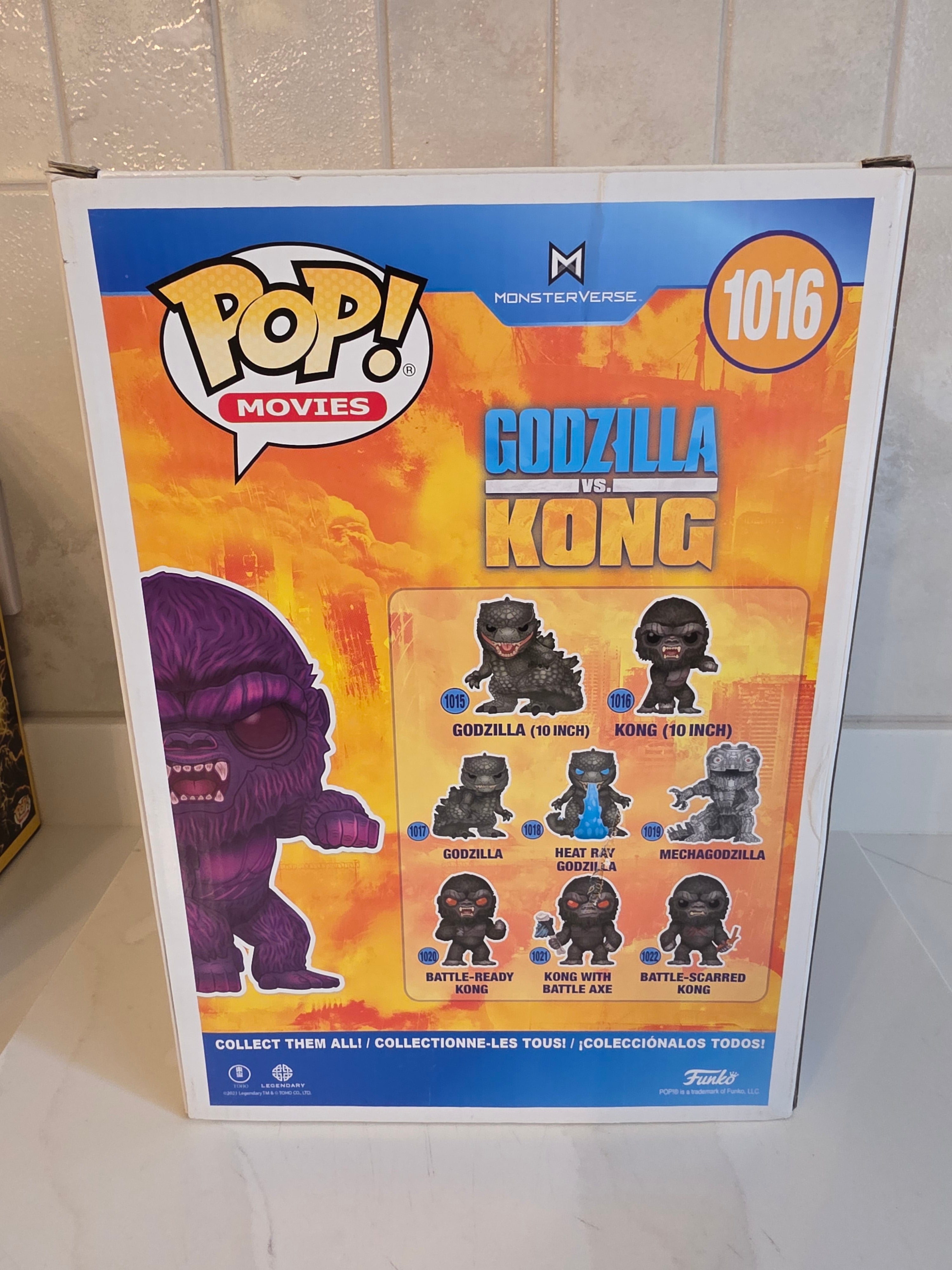 Funko Pop! Jumbo Neon City Kong 1016 (pre-owned)