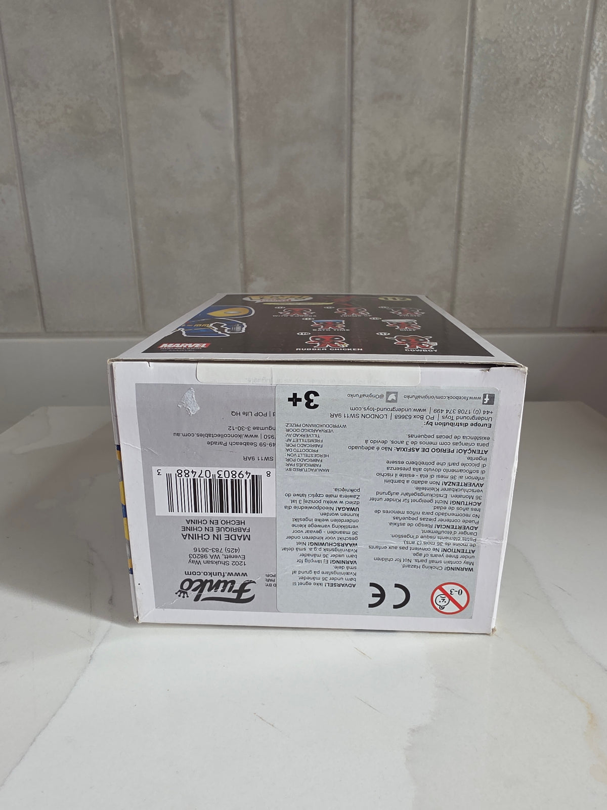 Funko Pop! Deadpool 112 (blue suit) underground toys (pre-owned)
