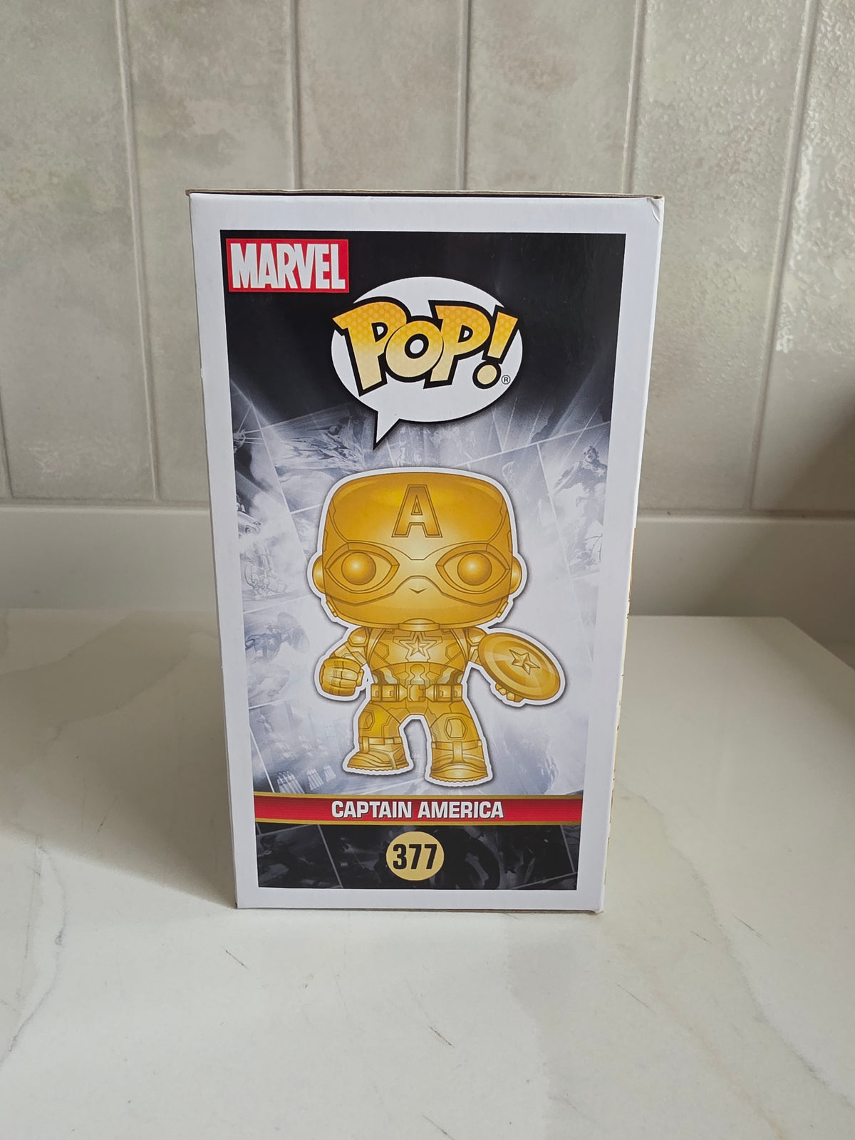 Funko Pop! Marvel Studios Captain America 377 (pre-owned)
