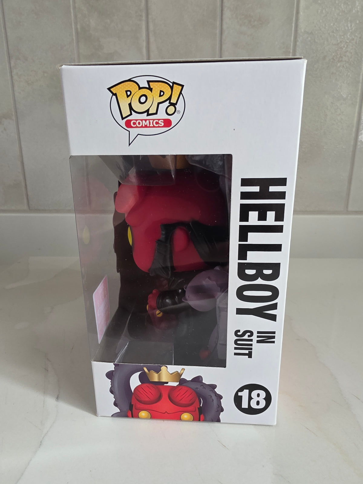 Funko Pop! Comics Hellboy in suit 18 (pre-owned)