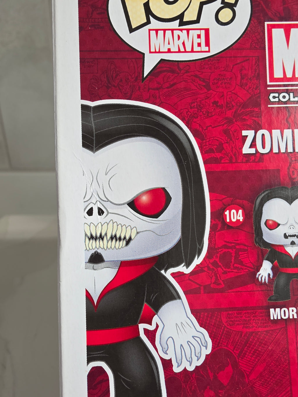 Funko Pop! Marvel Collector Corps Zombie Morbius 105 (pre-owned)