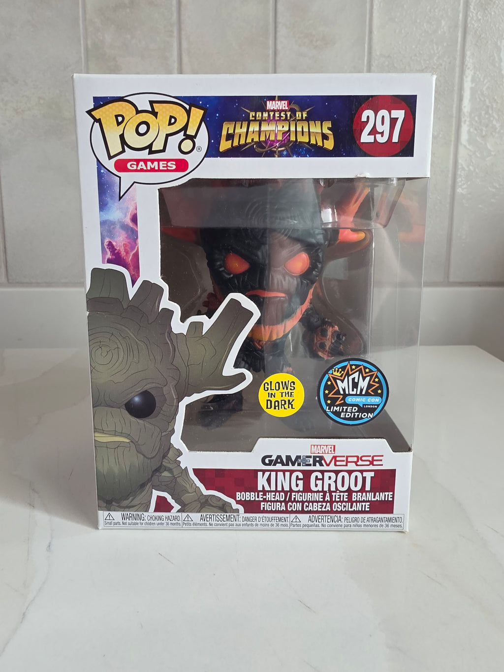 Funko Pop! Gamerverse King Groot 297 MCM comic con (pre-owned)