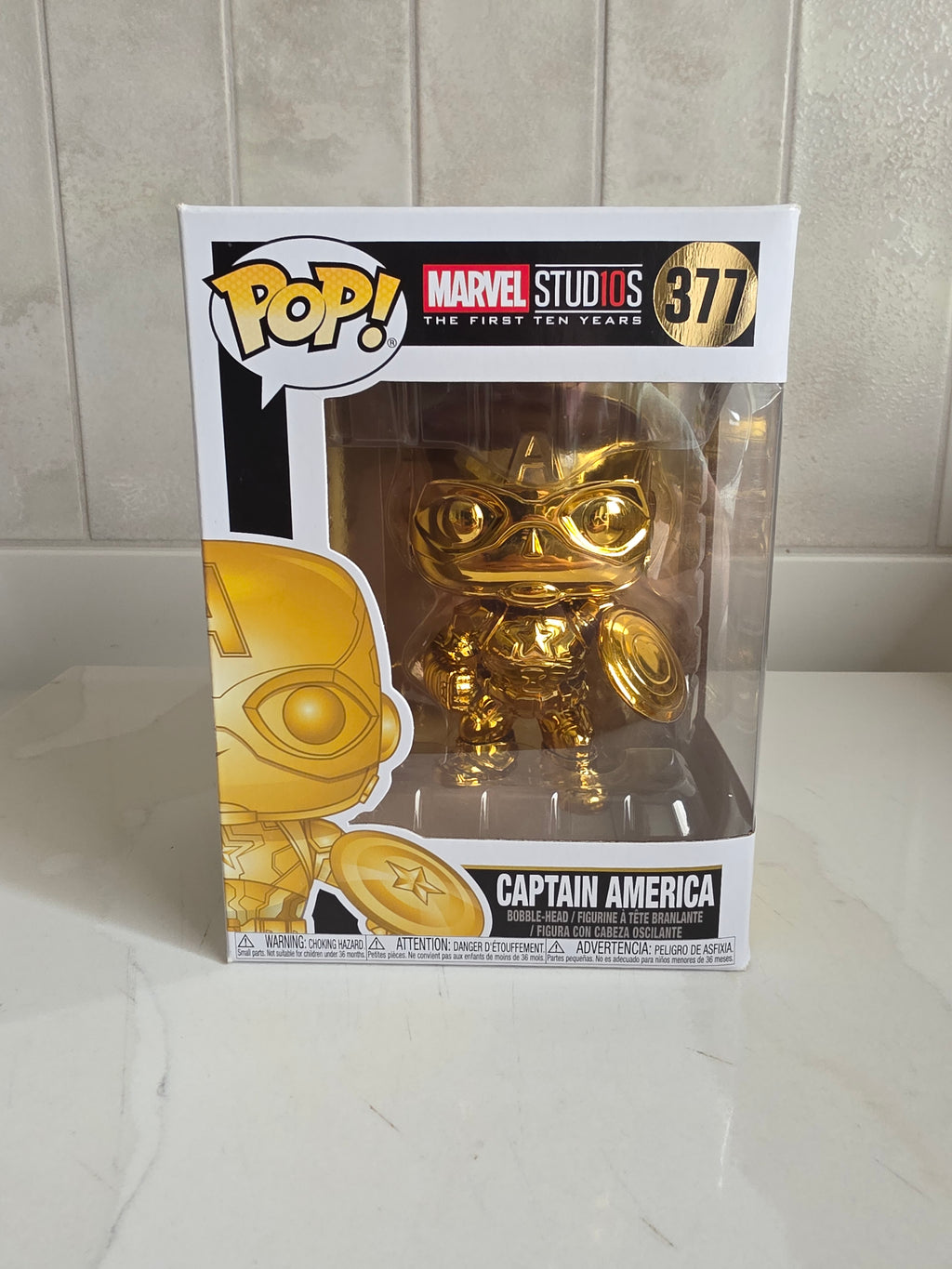 Funko Pop! Marvel Studios Captain America 377 (pre-owned)