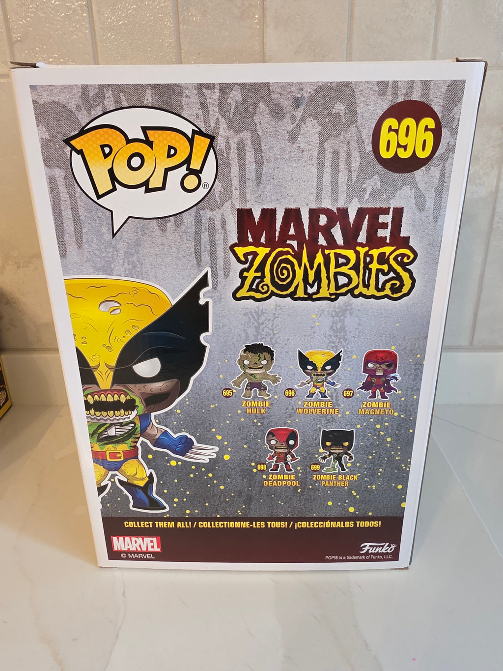 Funko Pop! Jumbo Marvel Zombies Zombie Wolverine 696 (pre-owned)