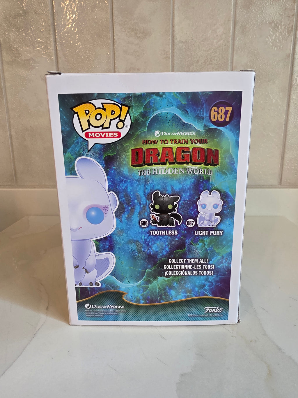 Funko Pop! Light Fury 687 (pre-owned)
