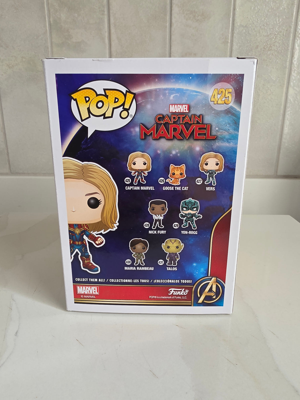 Funko Pop! Captain Marvel 425 chase edition (pre-owned)