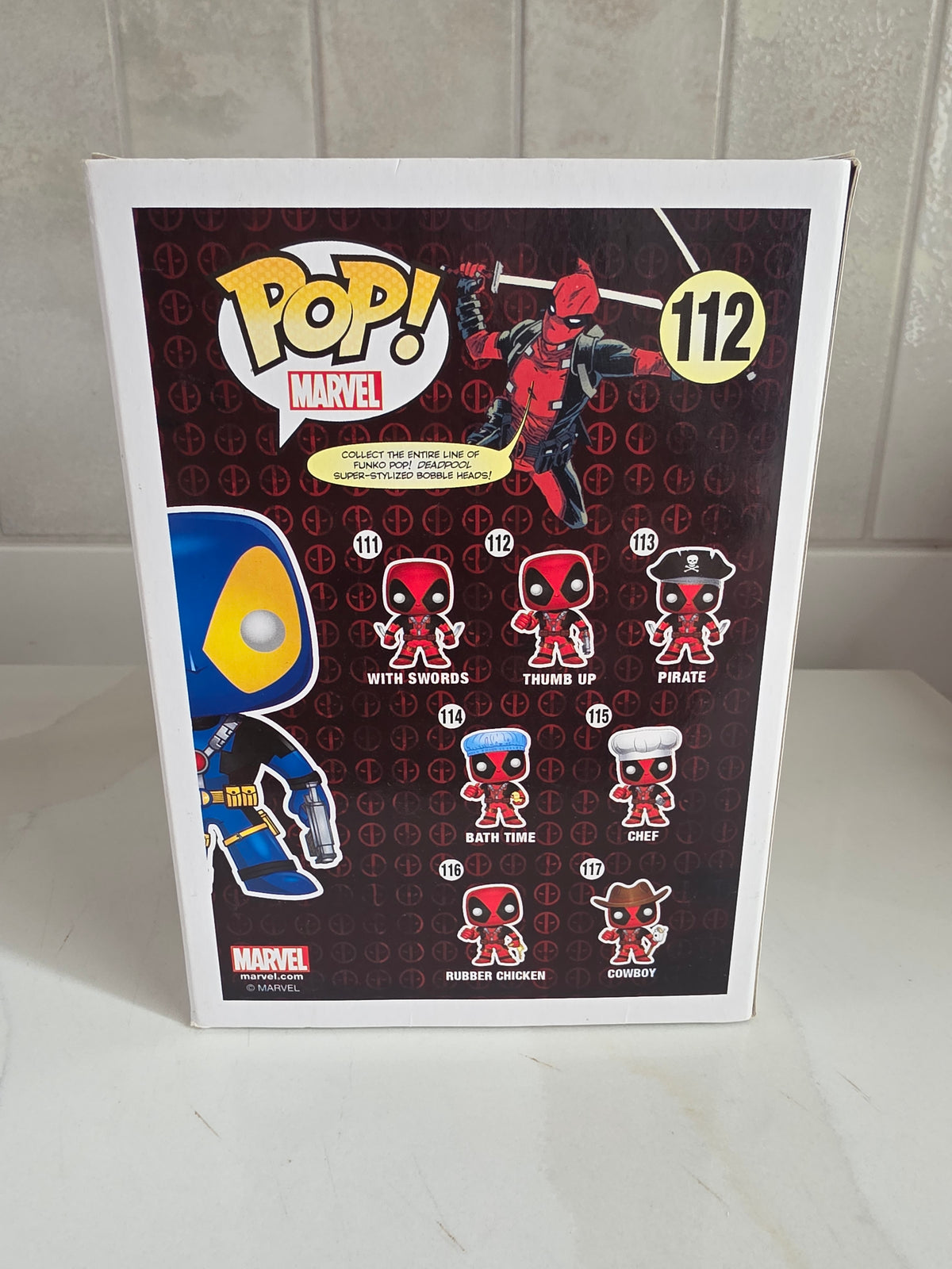 Funko Pop! Deadpool 112 (blue suit) underground toys (pre-owned)