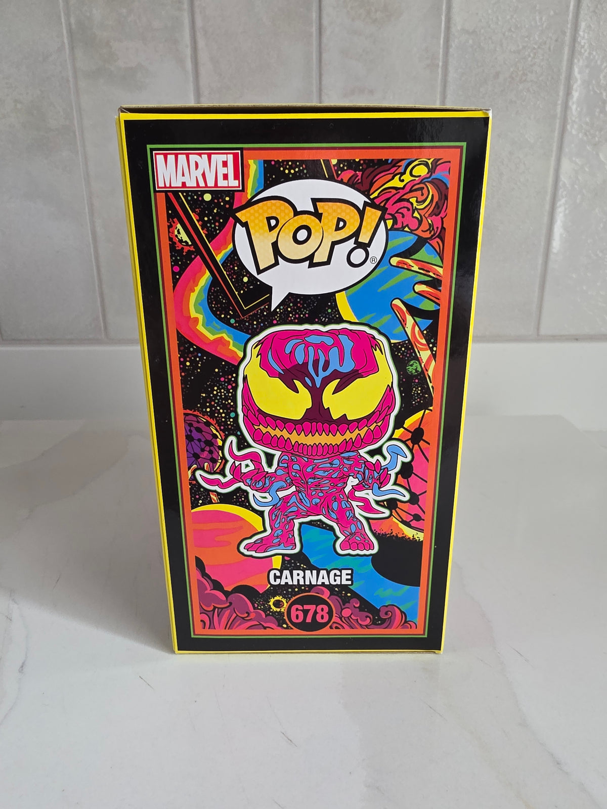 Funko Pop! Marvel 678 blacklight (pre-owned)
