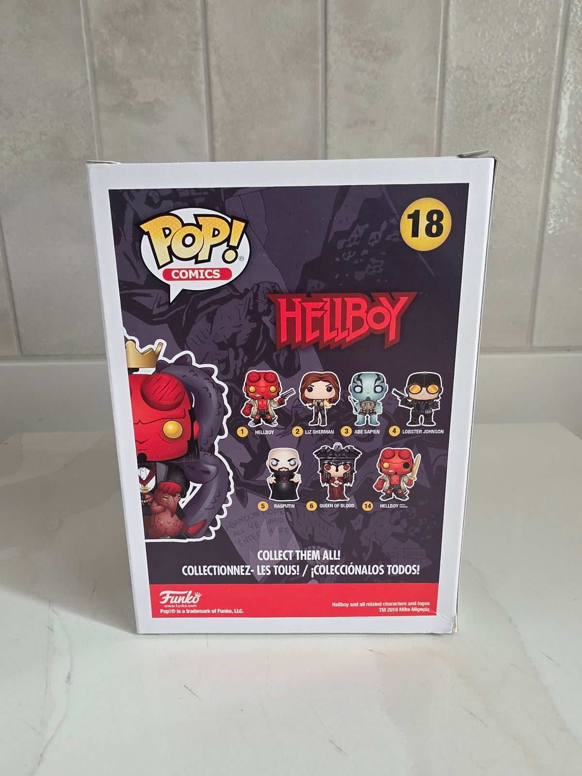 Funko Pop! Comics Hellboy in suit 18 (pre-owned)
