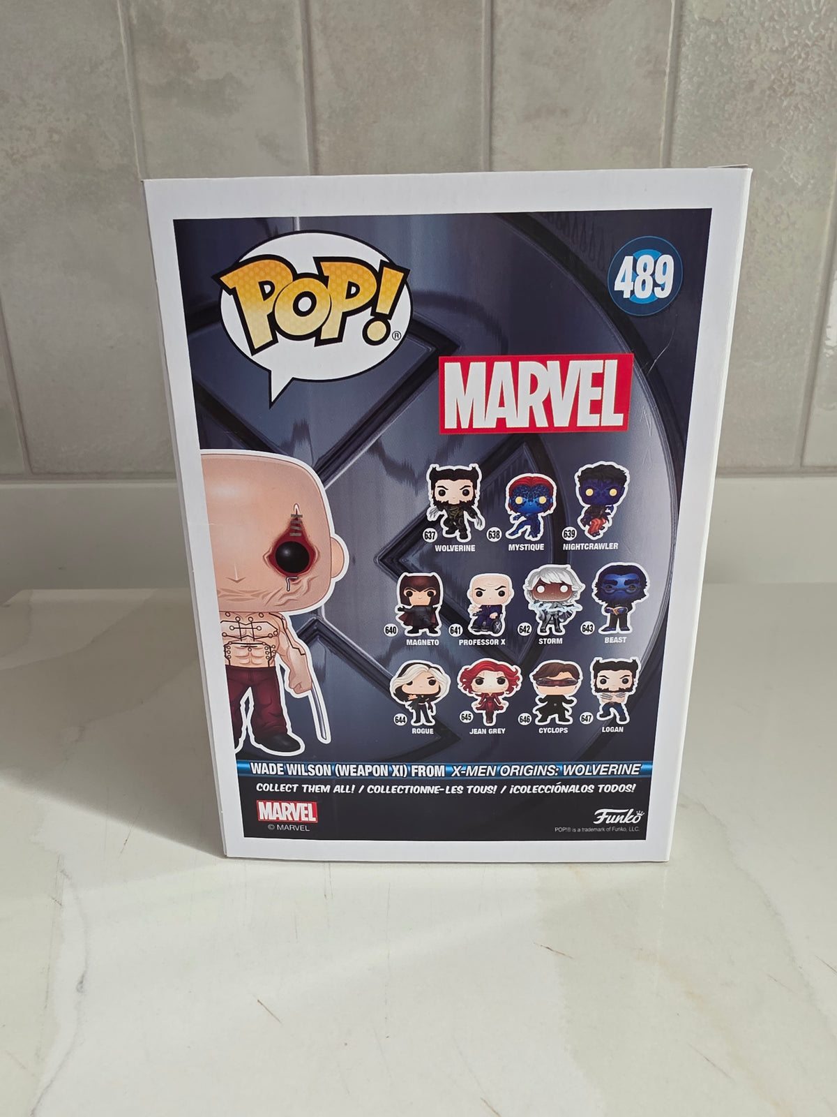 Funko Pop! Marvel Wade Wilson (Weapon XI) 489 (pre-owned)