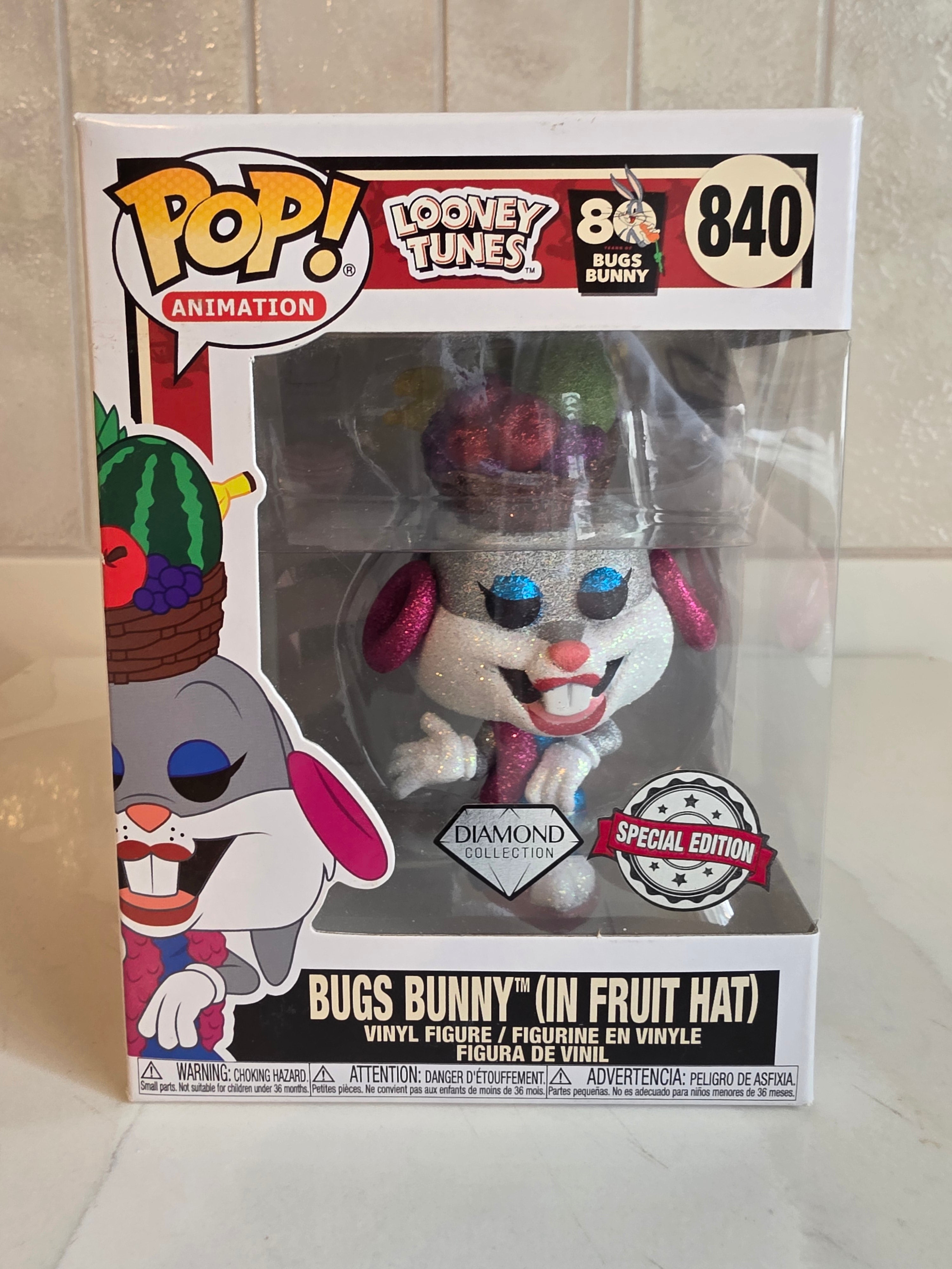 Funko Pop! Bugs Bunny (in fruit hat) 840 (pre-owned)