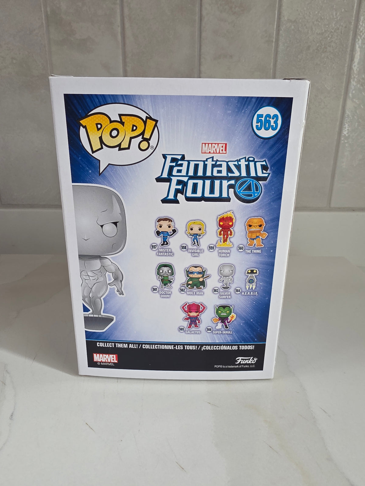 Funko Pop! Marvel Fantastic Four Silver Surfer 563 (pre-owned)