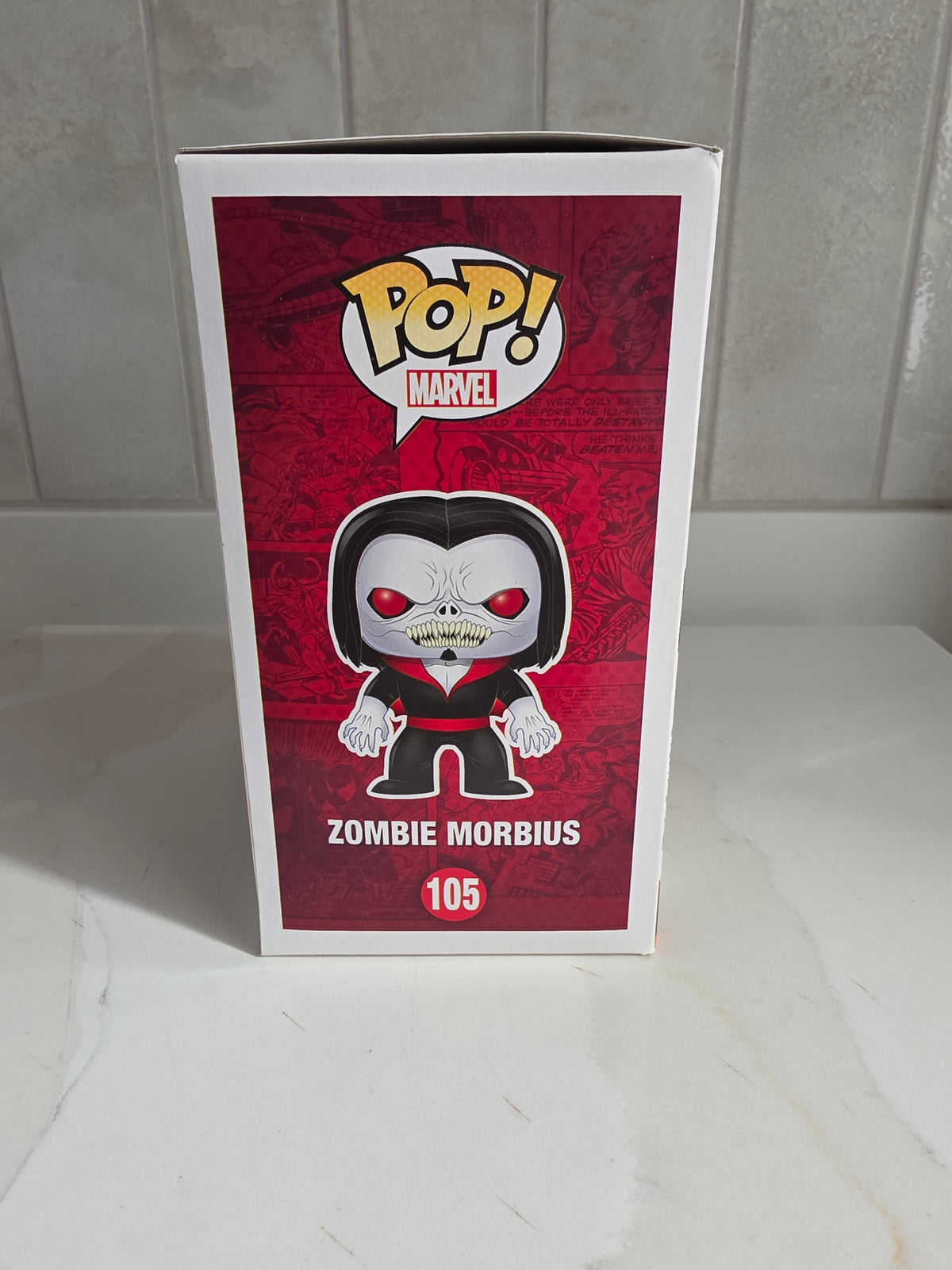 Funko Pop! Marvel Collector Corps Zombie Morbius 105 (pre-owned)