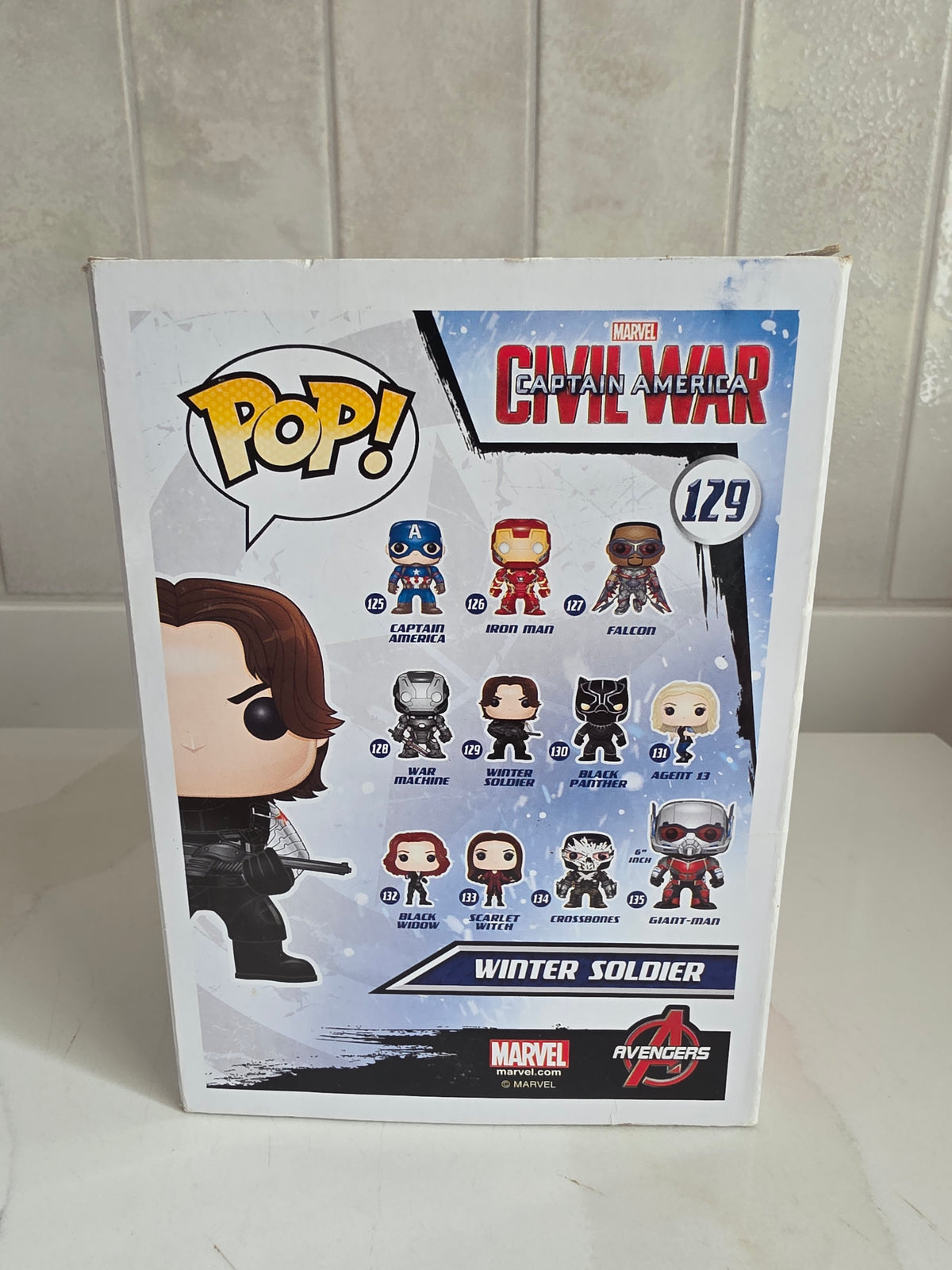 Funko Pop! Winter Soldier 129 (pre-owned)