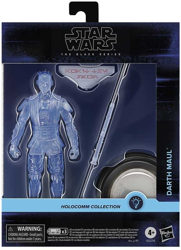 STAR WARS THE BLACK SERIES DARTH MAUL HOLOCOMM - Frog Vault Collectables
